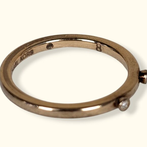 Michael Kors 2-Stone Stackable Band Ring - Picture 5 of 7